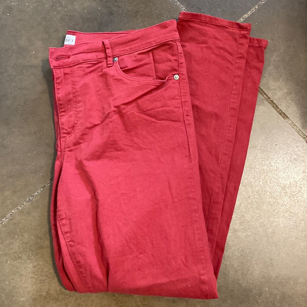 Maroon loft pants 32/14